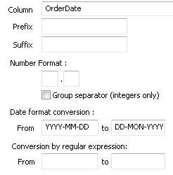 DTM Query Reporter: date format converter