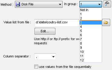 DTM Data Generator: Creating a group with number of the group assigning