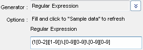 How to use regular expression in DTM Flat File Generator