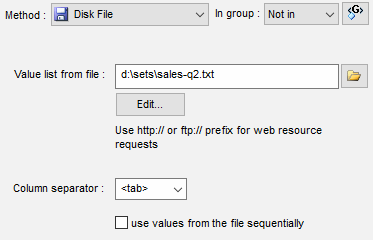 DTM Data Generator: from text file data generation method