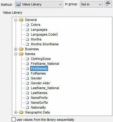 DTM Data Generator: From Value Library data generation method