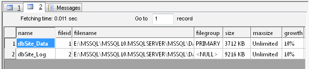 DTM SQL editor: multiply result set viewer