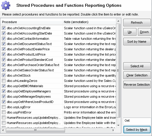 DTM Schema Reporter: views